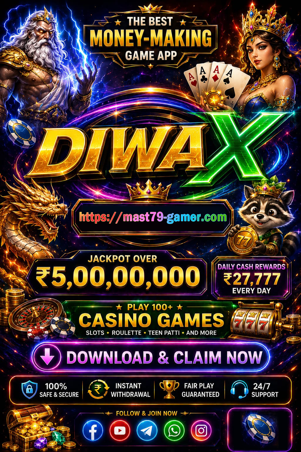 Diwa X Game Android game guide banner showing the mobile brand for users in India
