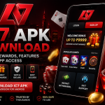 IC7 Game app artwork shown with guidance about APK download, installation and update handling
