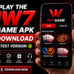 IW7 Game app artwork shown with guidance about APK download, installation and update handling