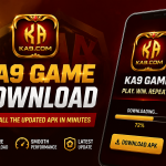 KA9 Game app artwork shown with guidance about APK download, installation and update handling