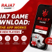RAJA7 Game mobile guide image illustrating the section on APK download, installation and update handling